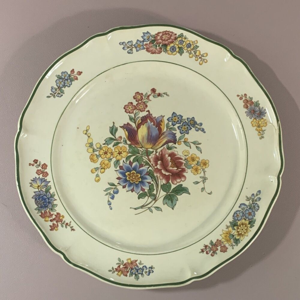 Villeroy & Boch Fleurs de Montclair Dinner Plate Floral Saar Basin